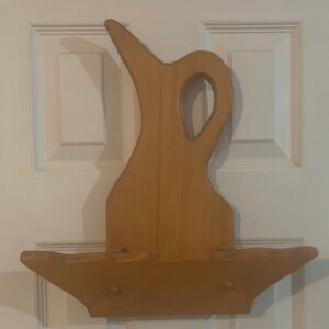 Rustic Brown Wall Decor Shelf